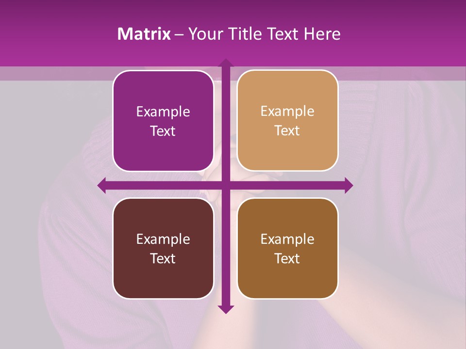 Praying Smooth Women PowerPoint Template