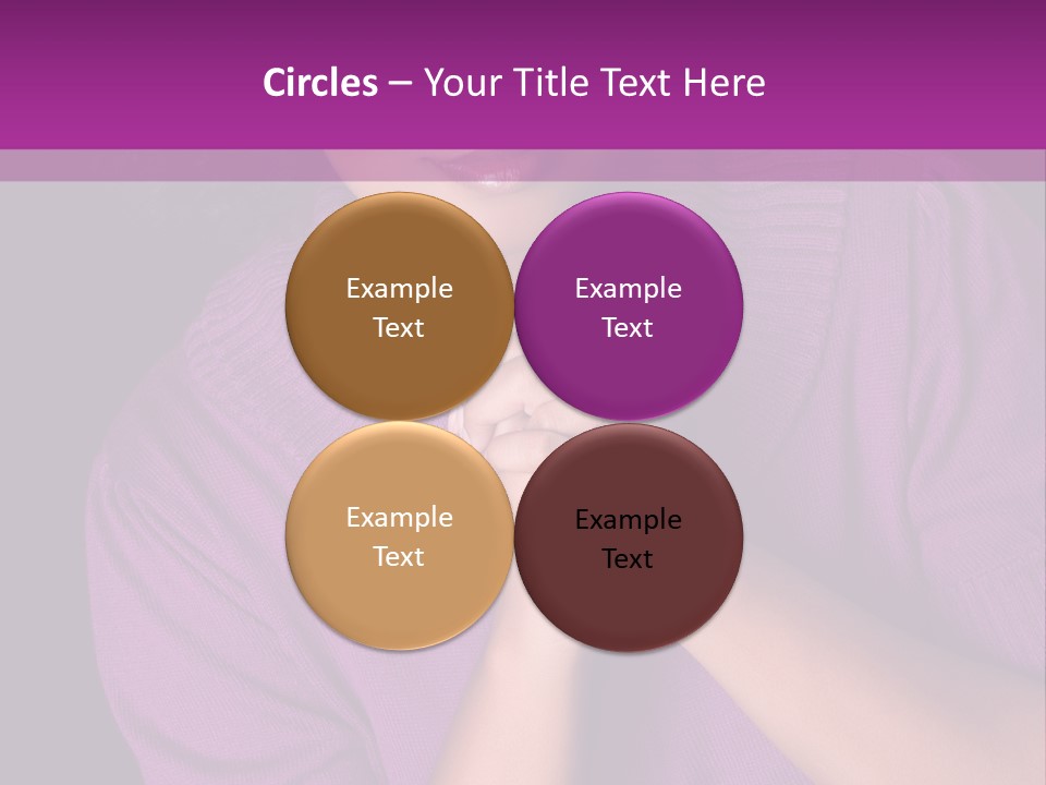 Praying Smooth Women PowerPoint Template