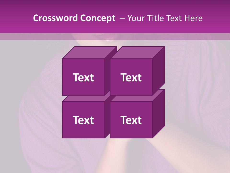 Praying Smooth Women PowerPoint Template