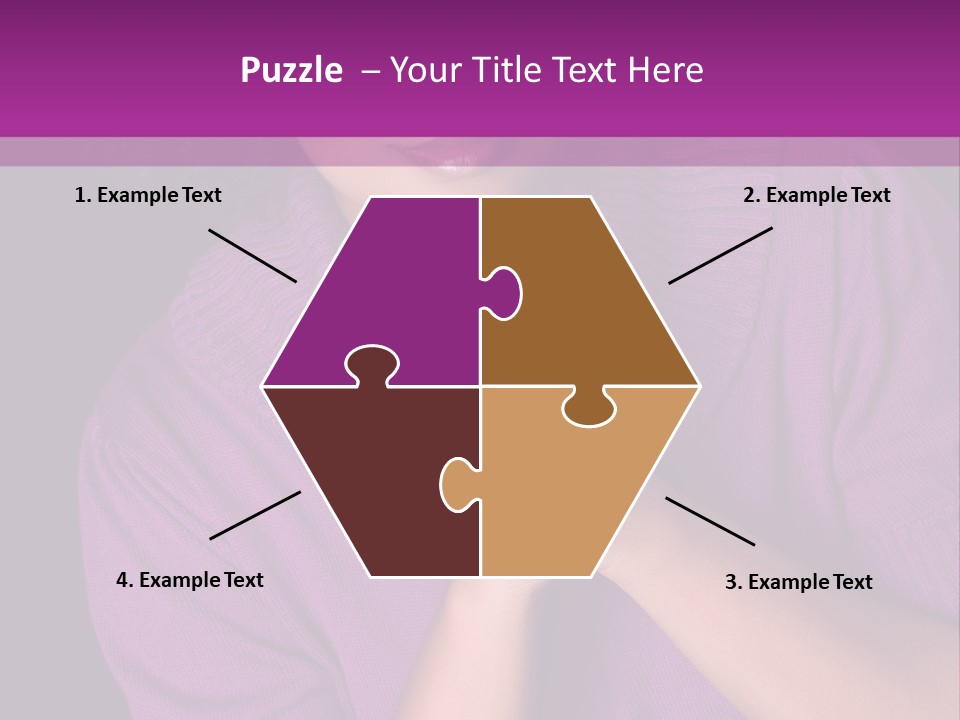 Praying Smooth Women PowerPoint Template