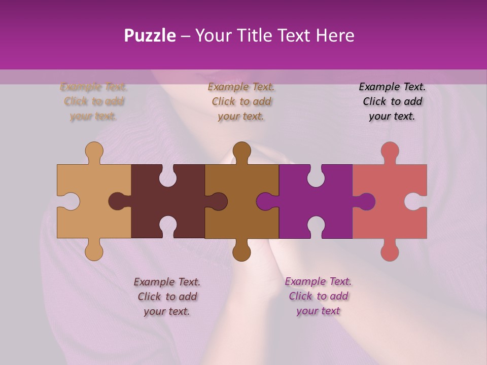 Praying Smooth Women PowerPoint Template