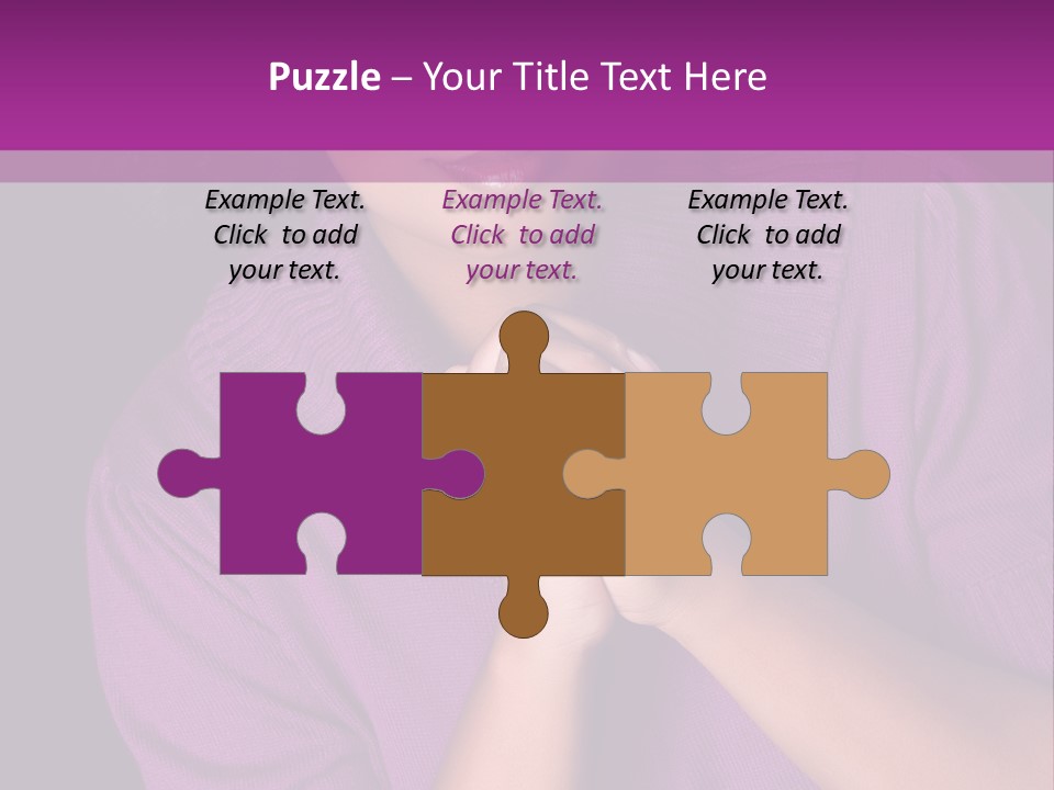 Praying Smooth Women PowerPoint Template