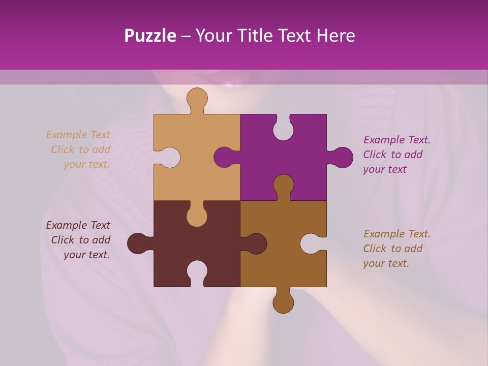 Praying Smooth Women PowerPoint Template