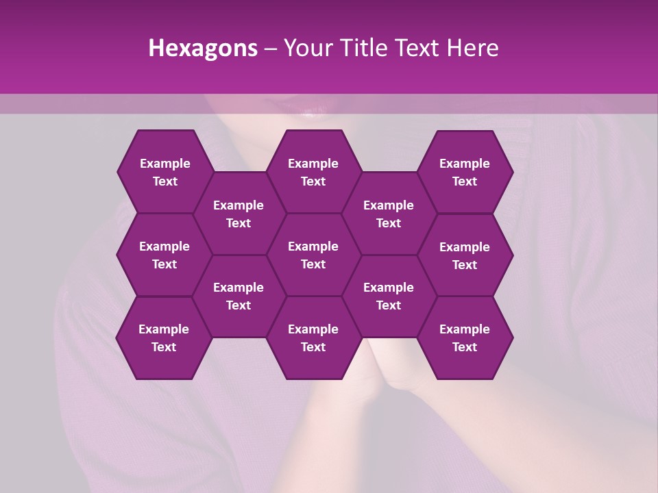 Praying Smooth Women PowerPoint Template