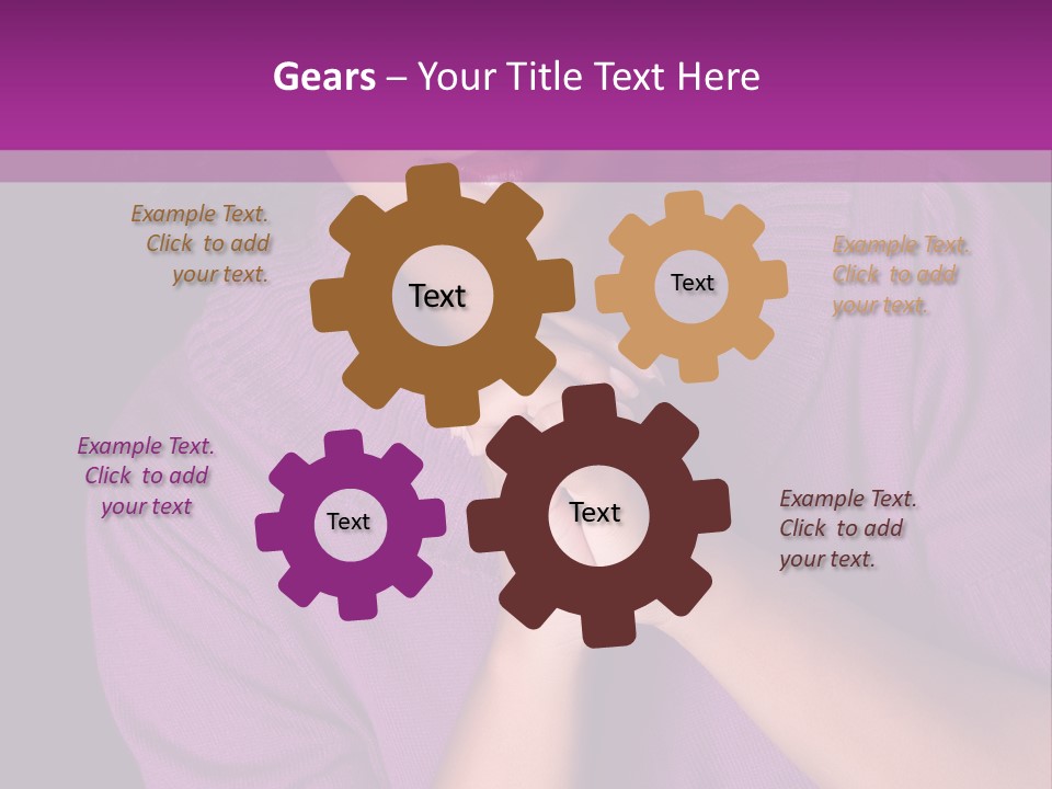 Praying Smooth Women PowerPoint Template