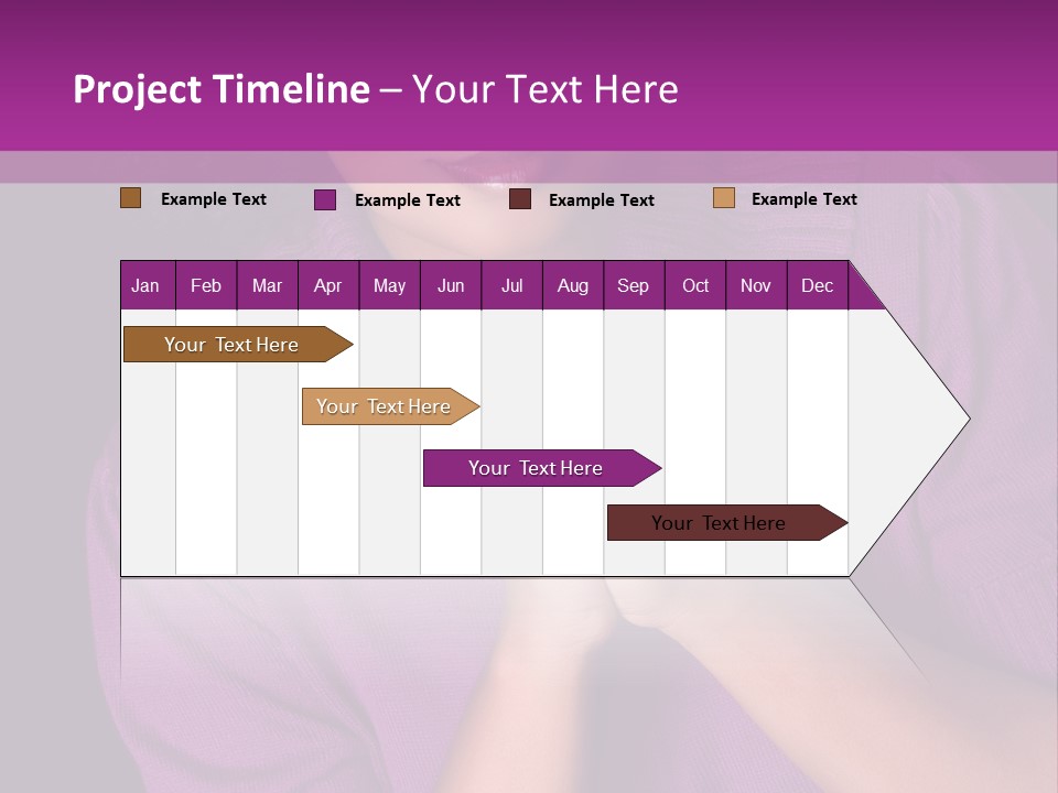 Praying Smooth Women PowerPoint Template