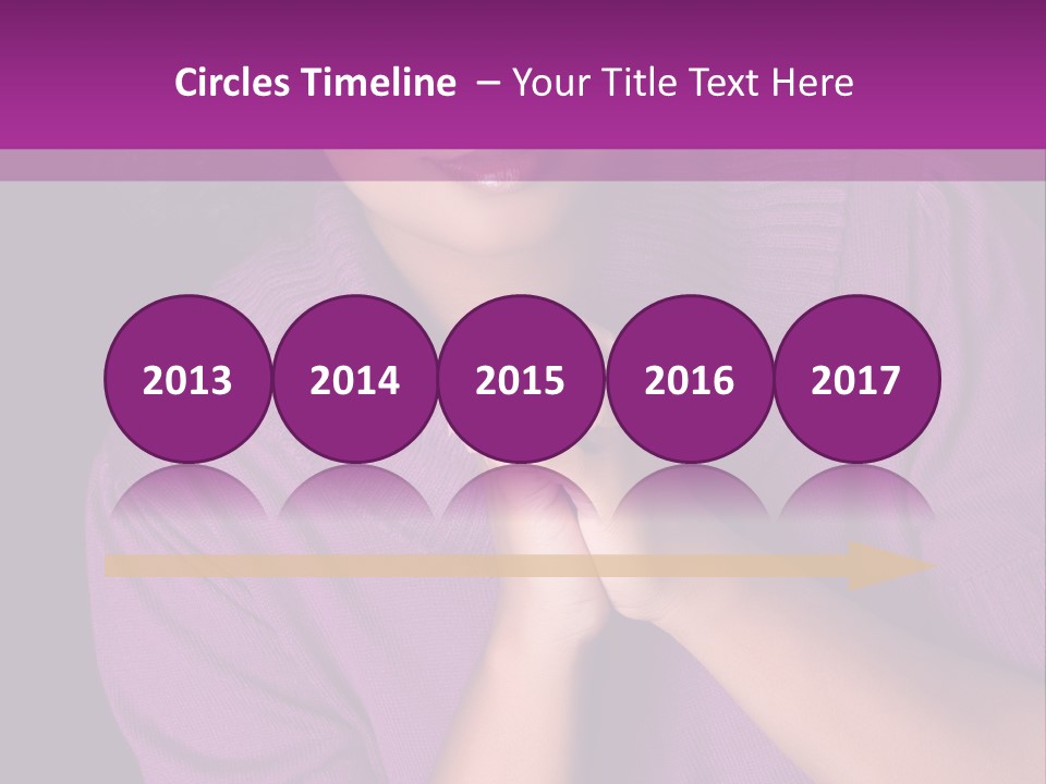 Praying Smooth Women PowerPoint Template