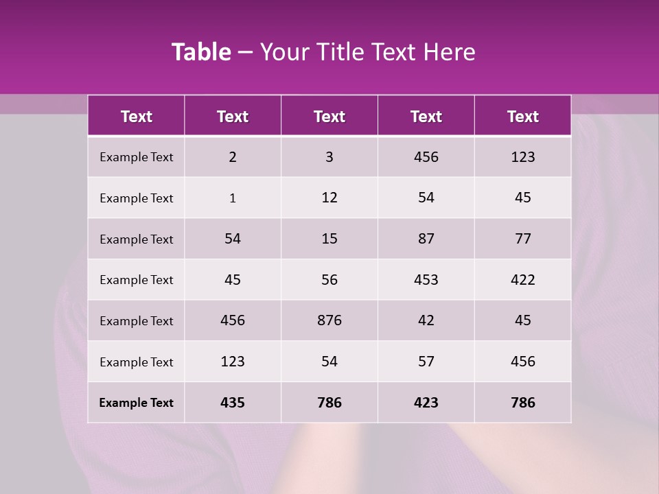 Praying Smooth Women PowerPoint Template