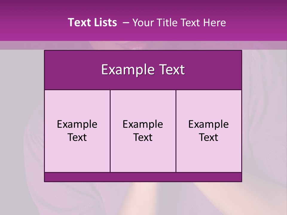 Praying Smooth Women PowerPoint Template