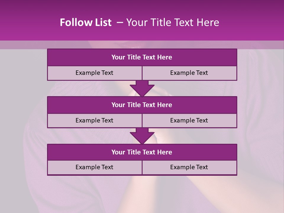 Praying Smooth Women PowerPoint Template