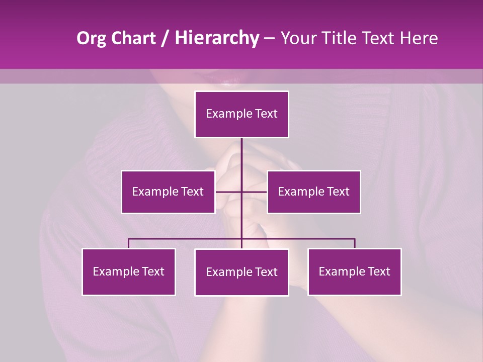 Praying Smooth Women PowerPoint Template