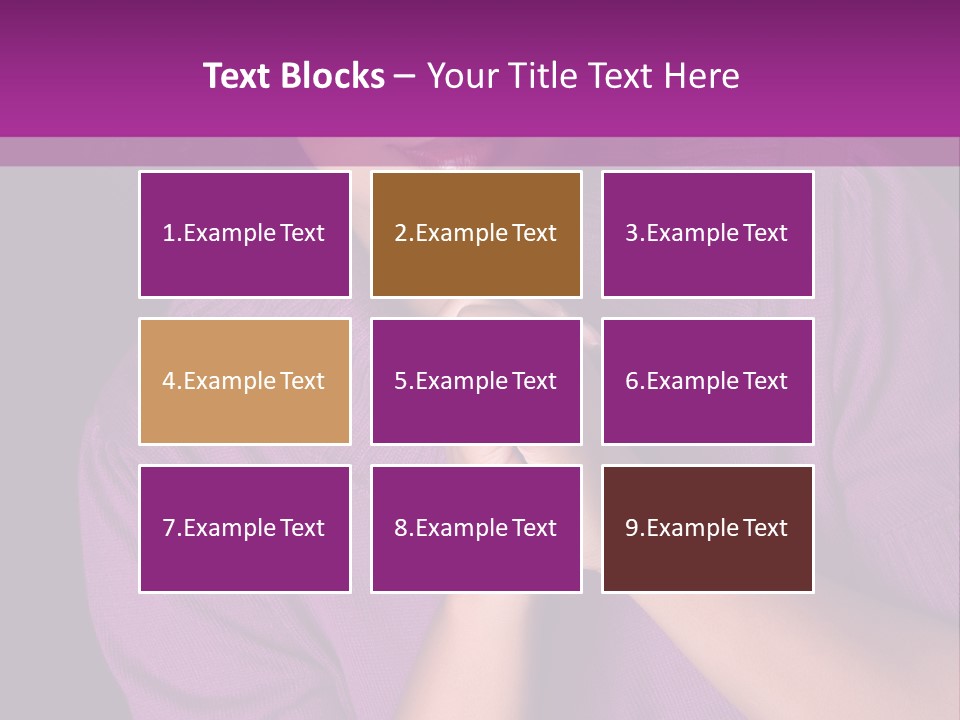 Praying Smooth Women PowerPoint Template