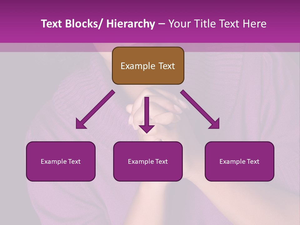 Praying Smooth Women PowerPoint Template