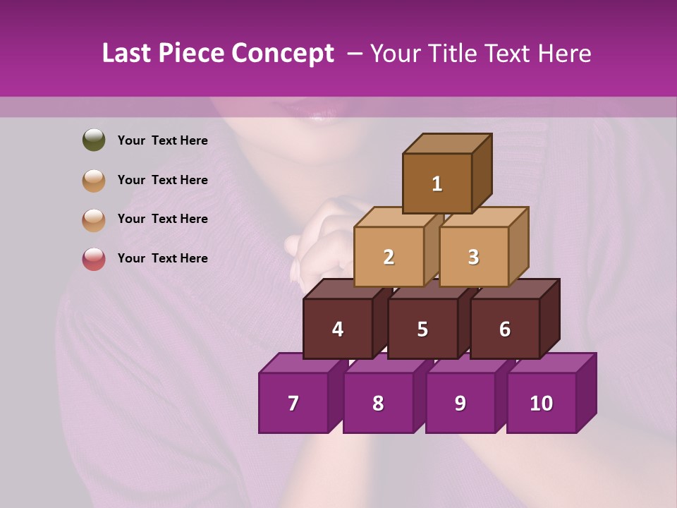 Praying Smooth Women PowerPoint Template