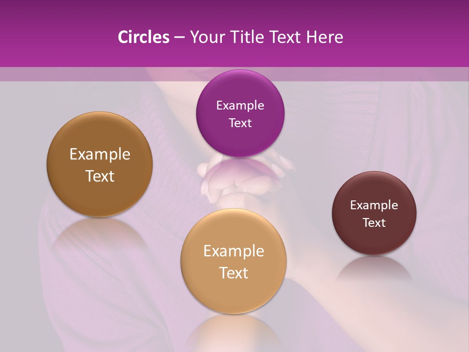 Praying Smooth Women PowerPoint Template