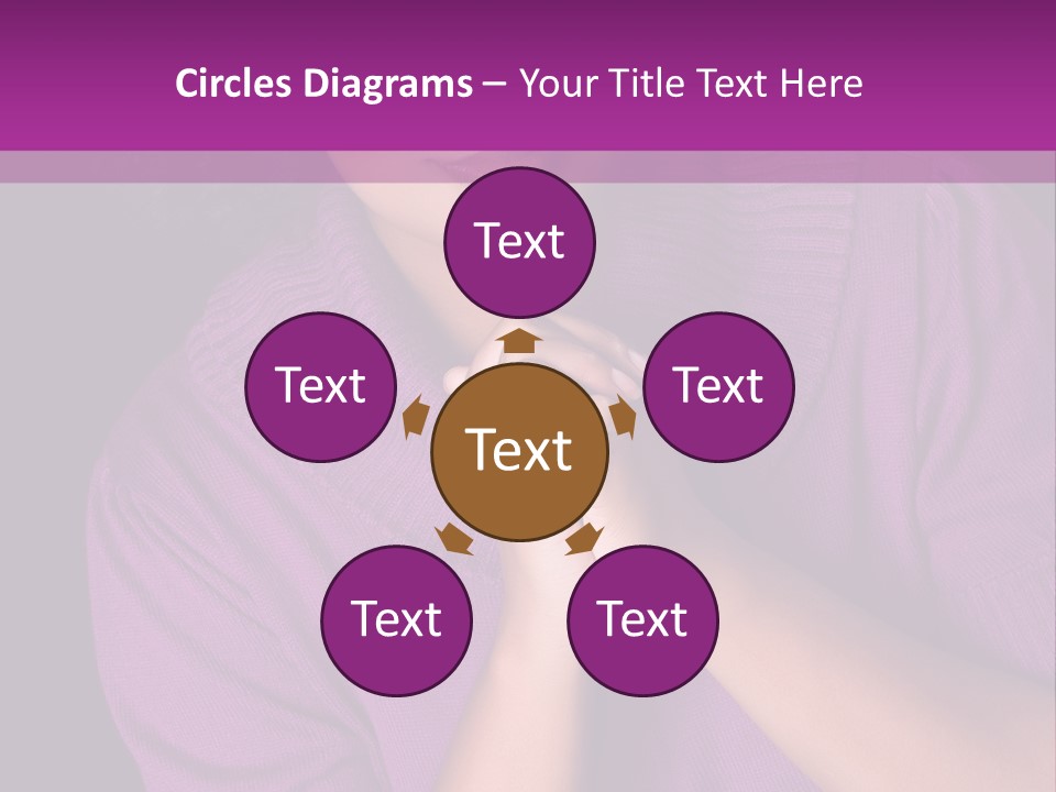 Praying Smooth Women PowerPoint Template