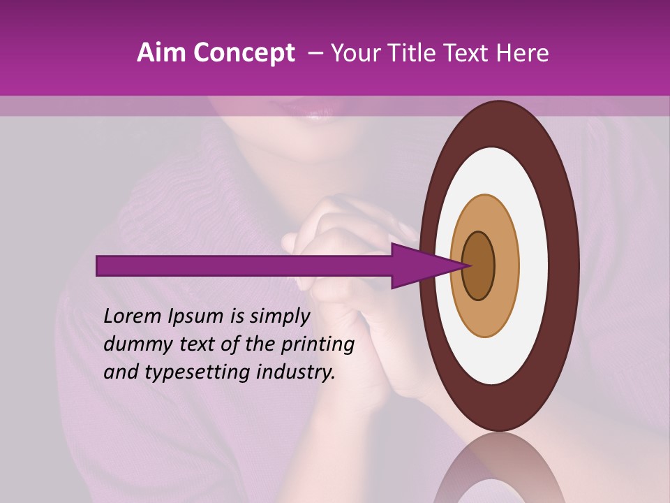 Praying Smooth Women PowerPoint Template