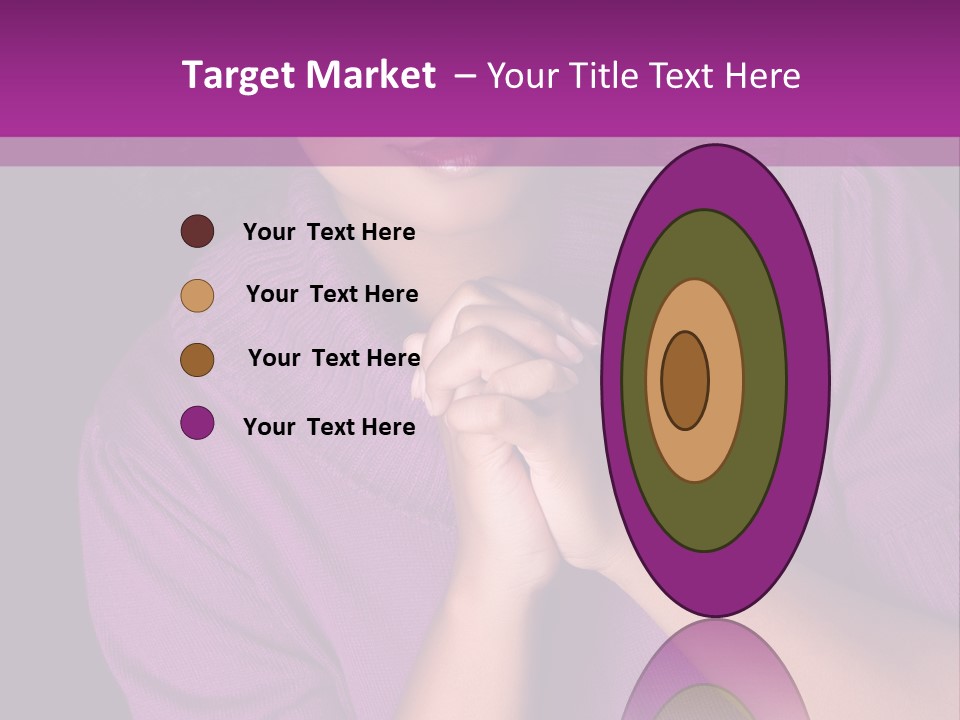 Praying Smooth Women PowerPoint Template