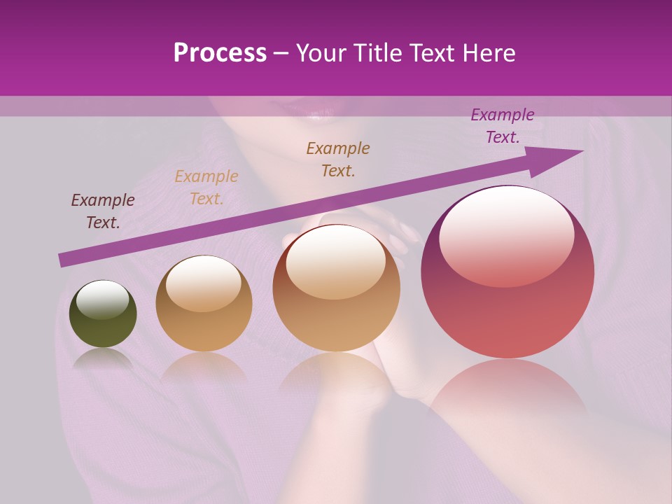 Praying Smooth Women PowerPoint Template