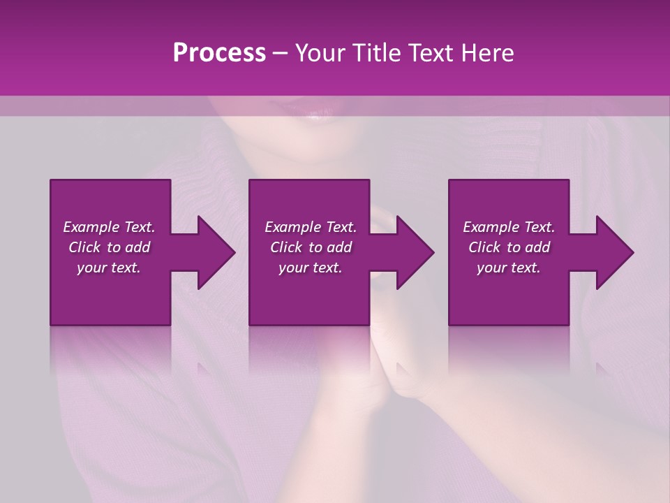 Praying Smooth Women PowerPoint Template