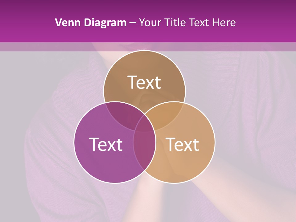 Praying Smooth Women PowerPoint Template