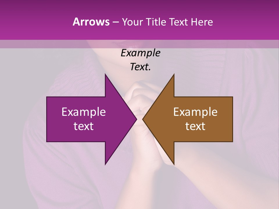 Praying Smooth Women PowerPoint Template