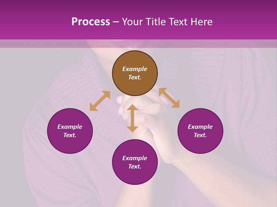 Praying Smooth Women PowerPoint Template