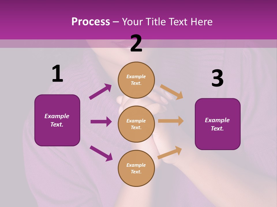 Praying Smooth Women PowerPoint Template