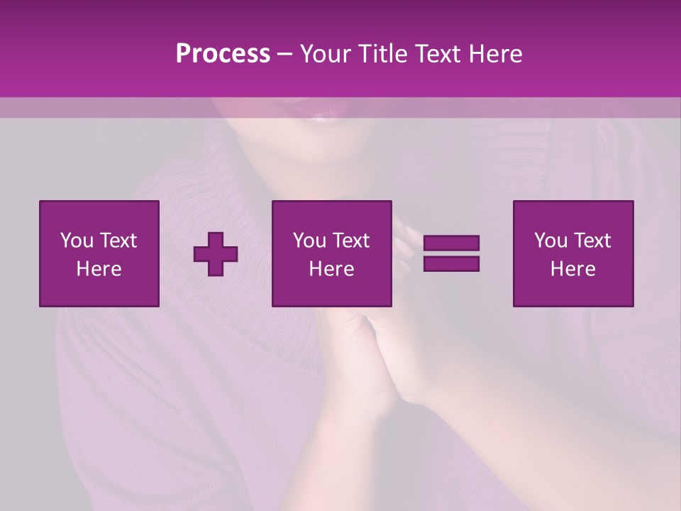 Praying Smooth Women PowerPoint Template