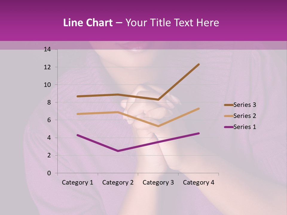 Praying Smooth Women PowerPoint Template