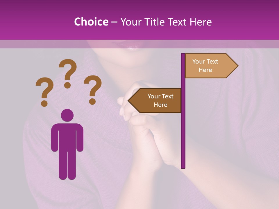 Praying Smooth Women PowerPoint Template