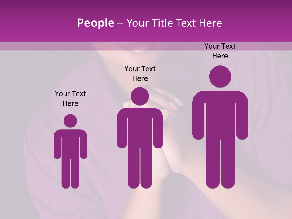 Praying Smooth Women PowerPoint Template