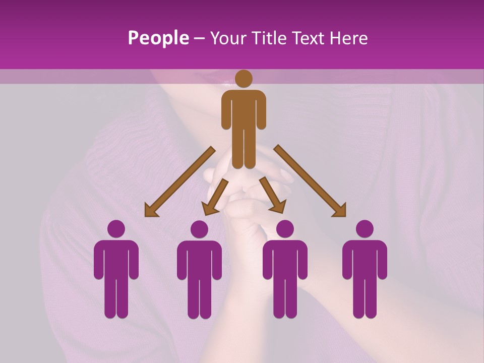 Praying Smooth Women PowerPoint Template