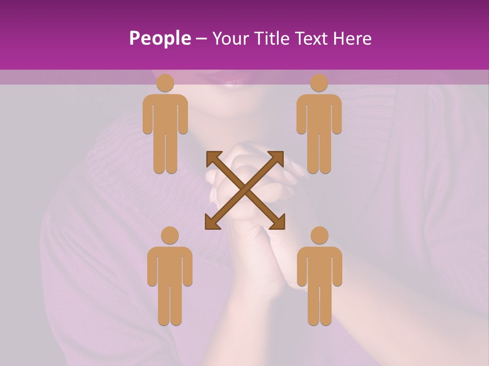 Praying Smooth Women PowerPoint Template