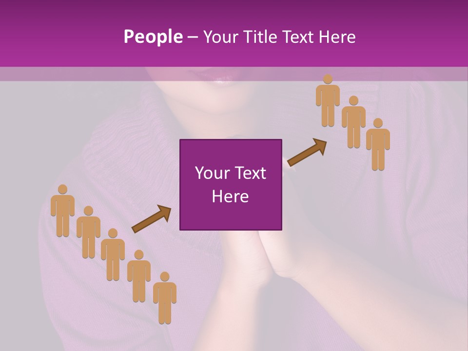 Praying Smooth Women PowerPoint Template