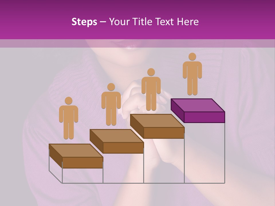 Praying Smooth Women PowerPoint Template