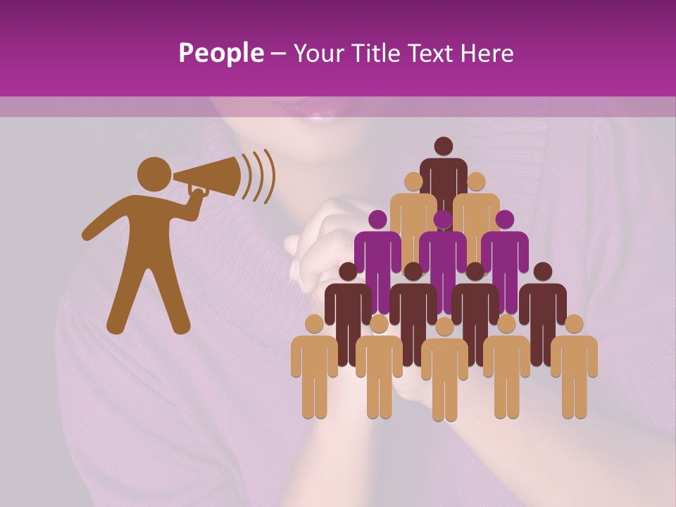 Praying Smooth Women PowerPoint Template