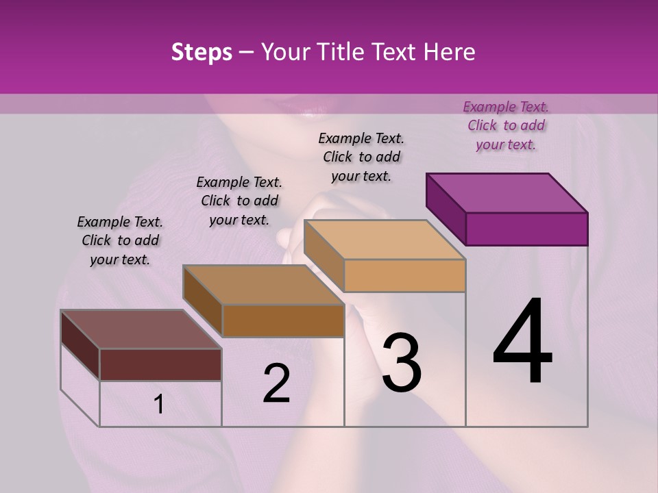Praying Smooth Women PowerPoint Template