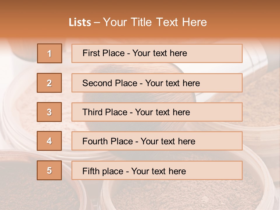 Gloss Drugstore Color PowerPoint Template