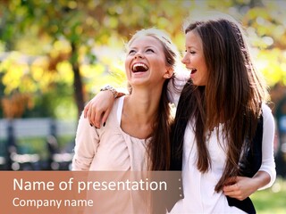 Moves Outdoor Golden PowerPoint Template