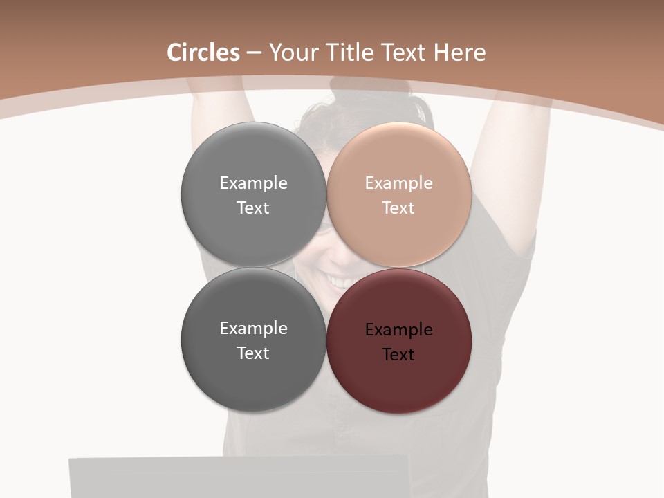 Portrait Look Optimistic PowerPoint Template