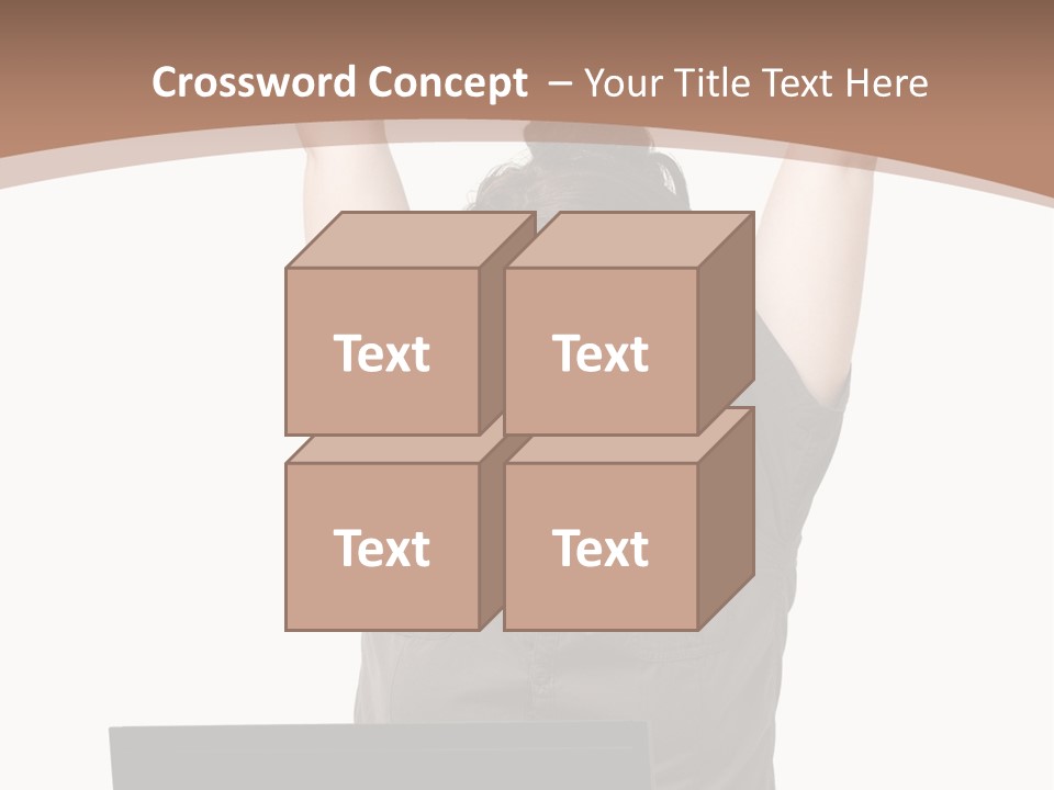 Portrait Look Optimistic PowerPoint Template