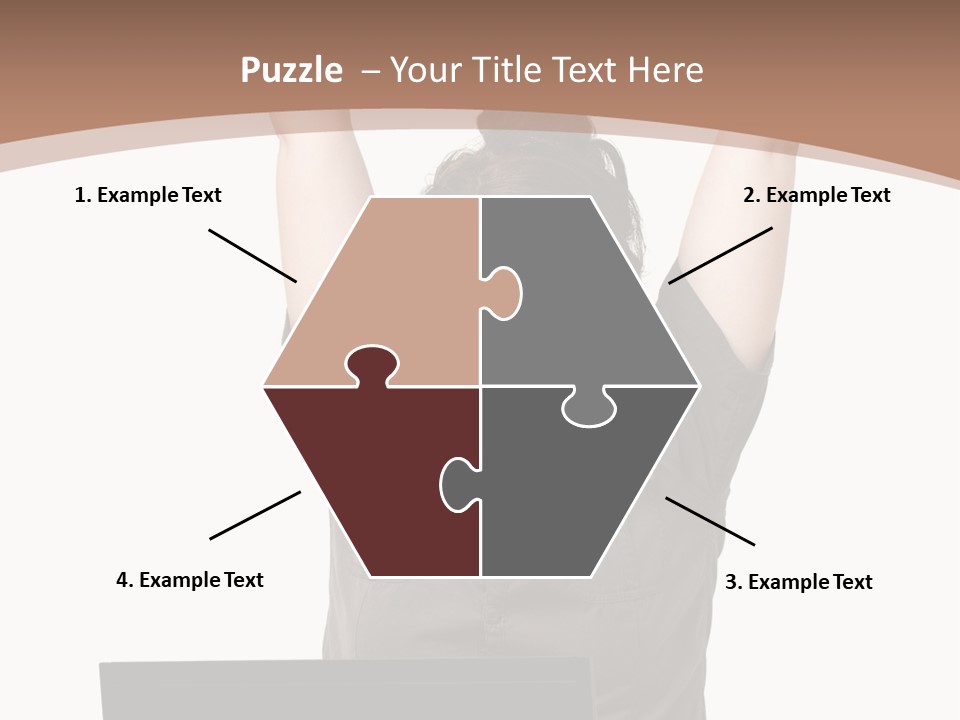 Portrait Look Optimistic PowerPoint Template