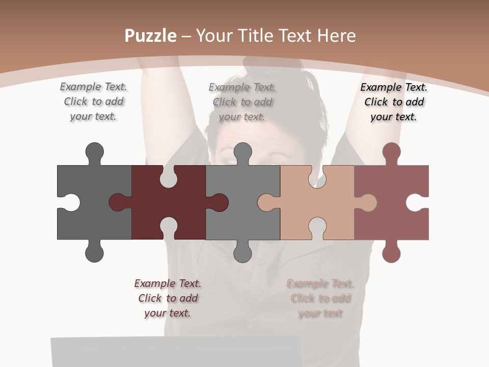 Portrait Look Optimistic PowerPoint Template