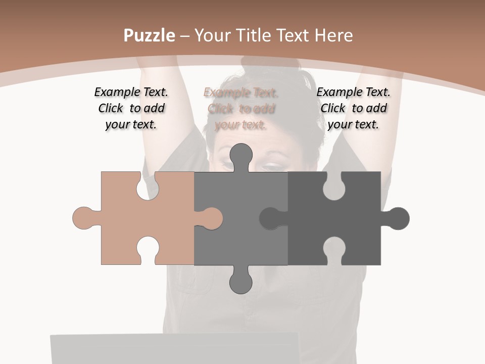 Portrait Look Optimistic PowerPoint Template