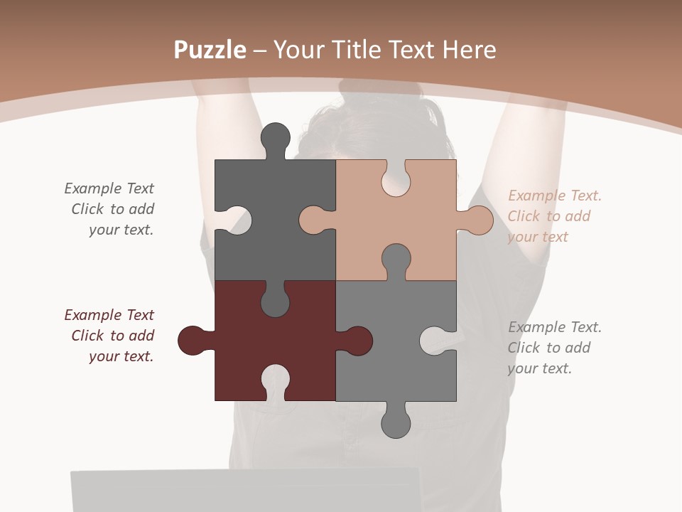 Portrait Look Optimistic PowerPoint Template