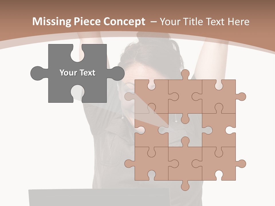 Portrait Look Optimistic PowerPoint Template