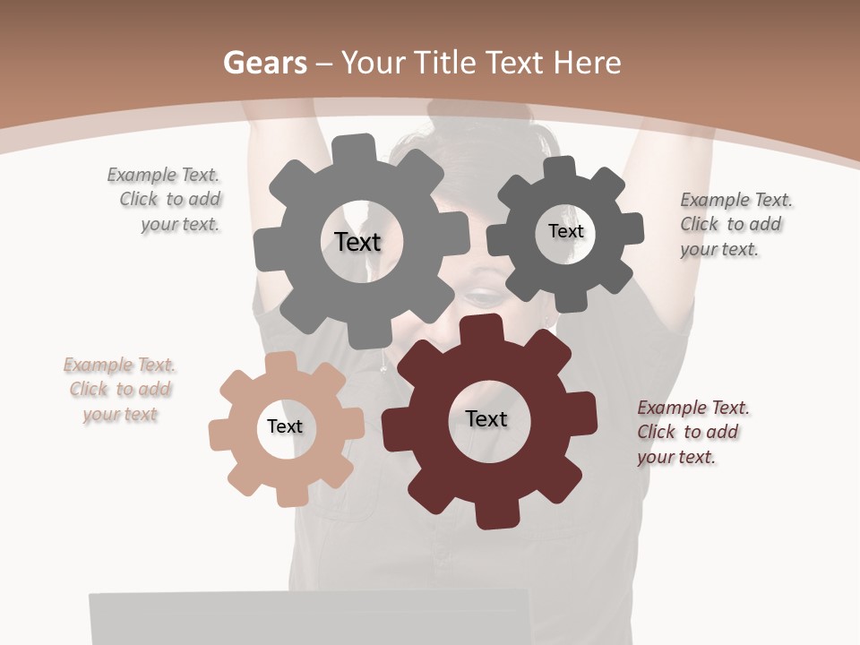 Portrait Look Optimistic PowerPoint Template