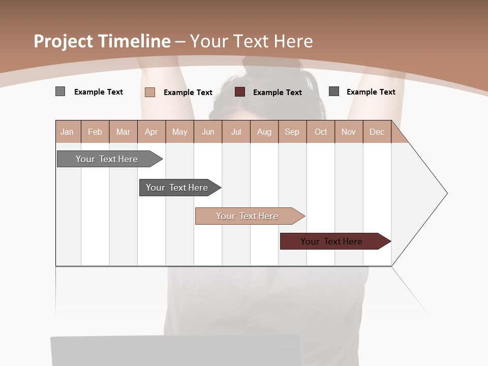 Portrait Look Optimistic PowerPoint Template