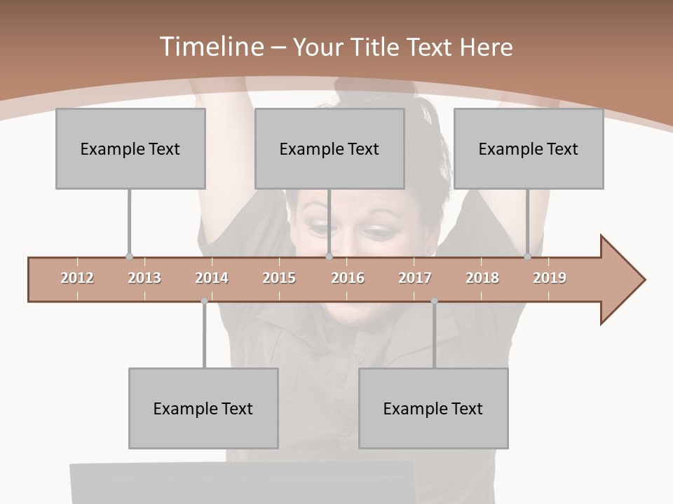 Portrait Look Optimistic PowerPoint Template